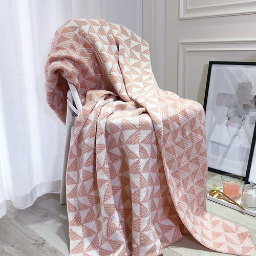 Essie - Reversible Knitted Blanket