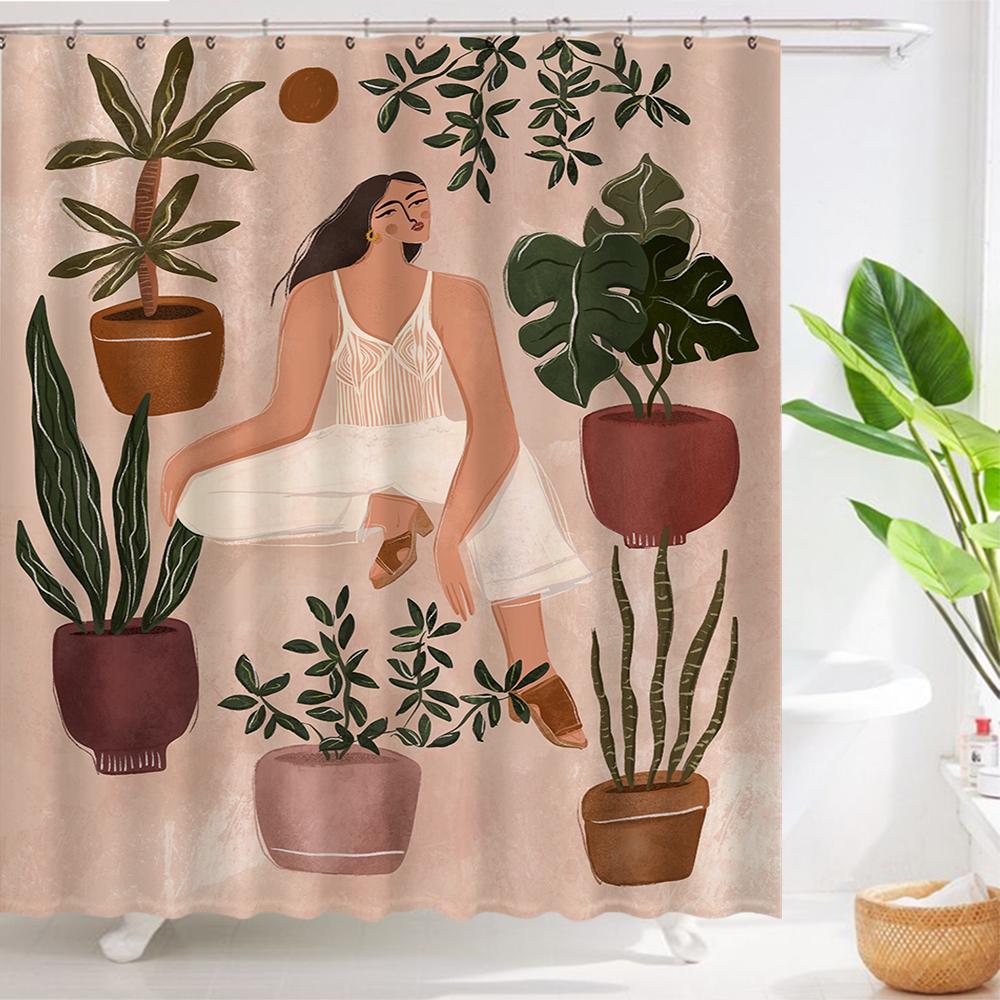 Amanda in Morocco - Shower Curtain