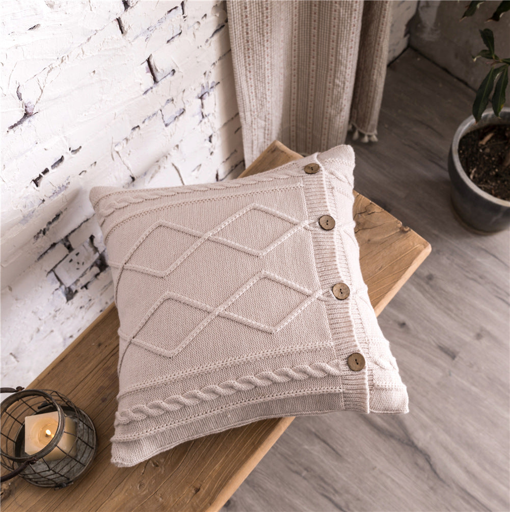 Reibring - Knitted Cushion Case (Set of 2)